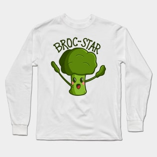 “Broc-Star” Rock Star Broccoli Long Sleeve T-Shirt